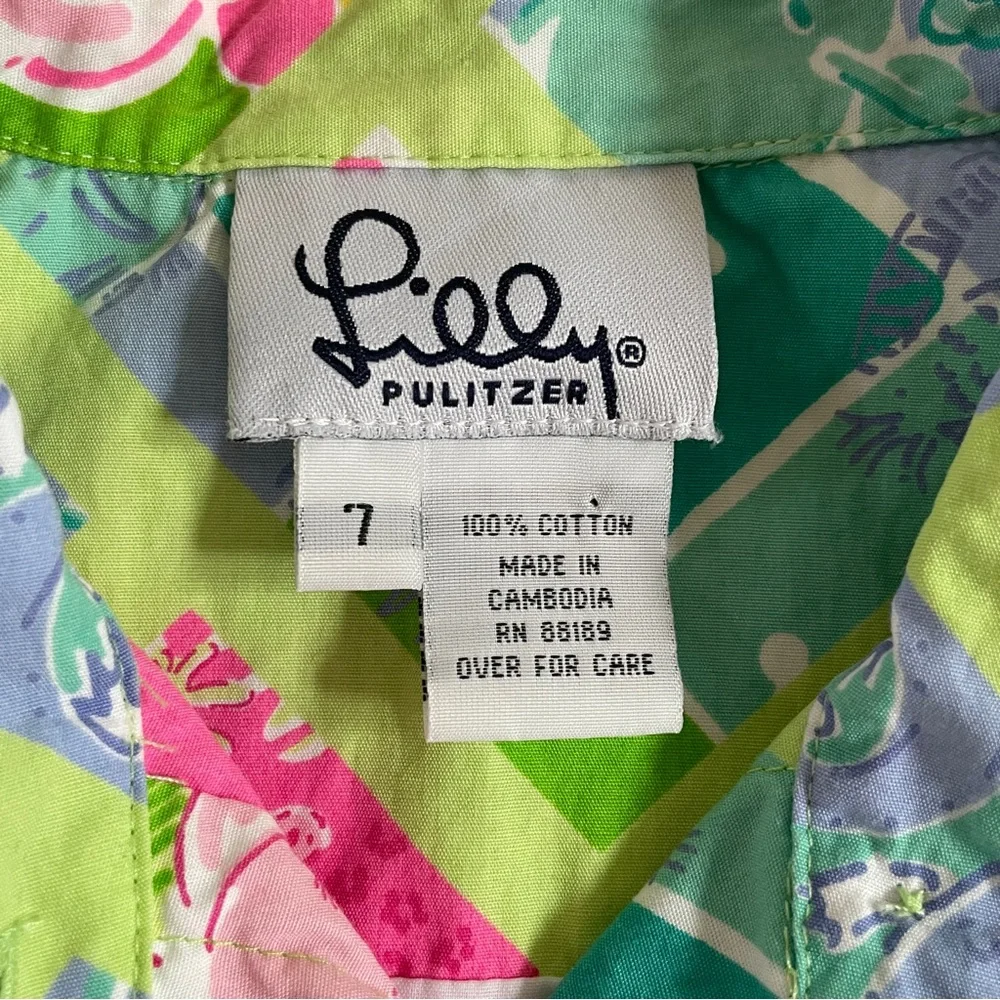 Lilly Pulitzer girls button dress 7